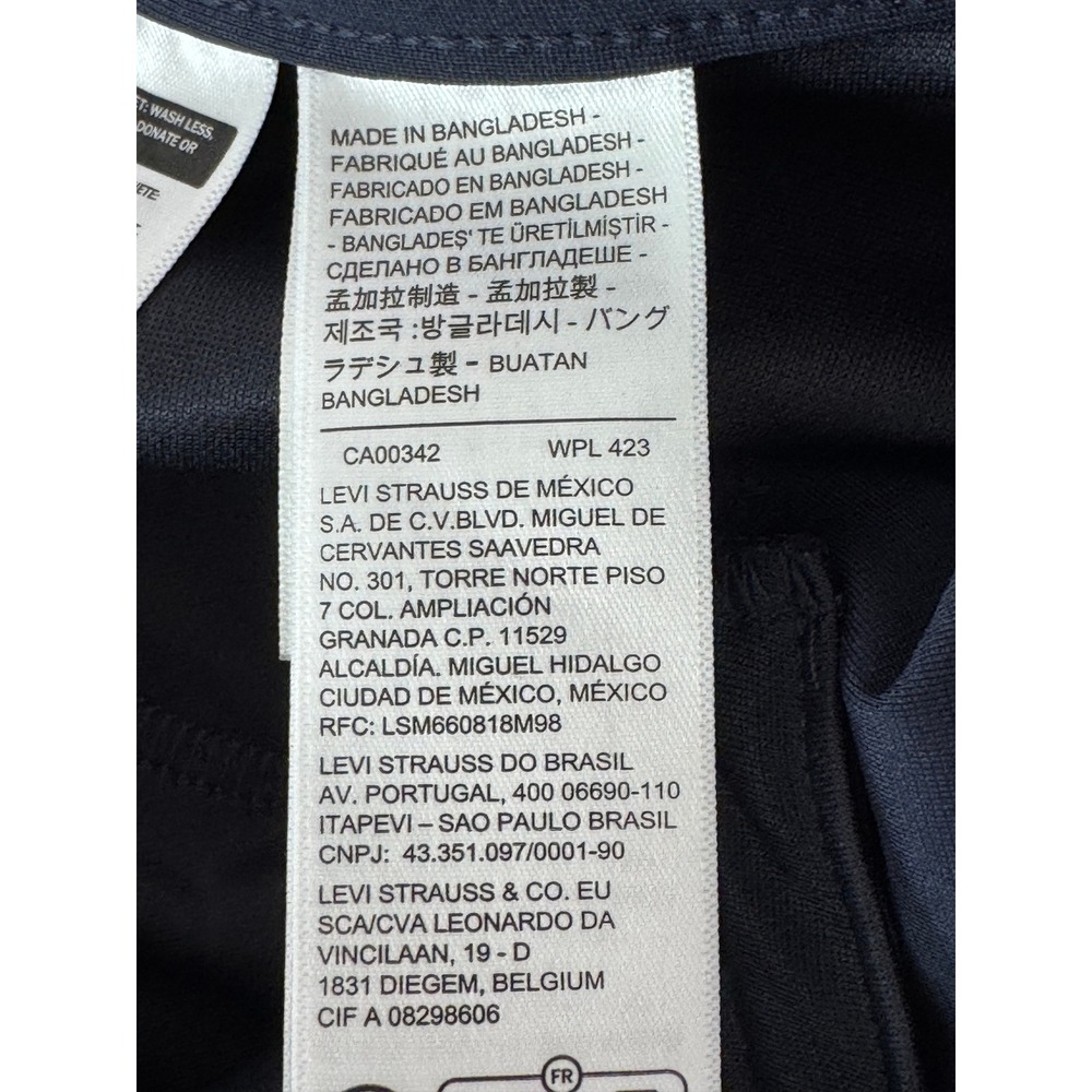 Levi Strauss Womens Dark Wash Straight Leg Pants Size 30x30 - Picture 13 of 16